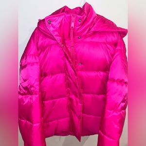 Hot pink brand new Gap coat